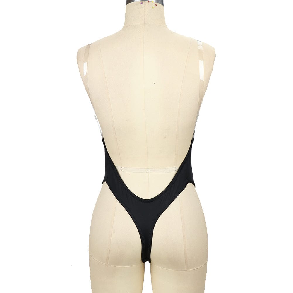 High-quality invincible shoulder strap bodysuit at Ellabella